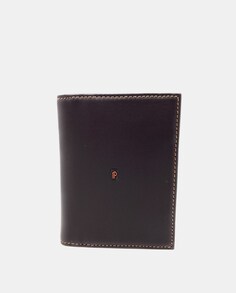 Коричневый кожаный кошелек на десять карт Pielnoble, коричневый