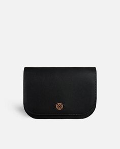 Маленькая черная женская сумка через плечо Cannes с магнитной застежкой Lonbali, черный