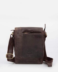 Мужская коричневая сумка на плечо из воловьей кожи Dakar, коричневый