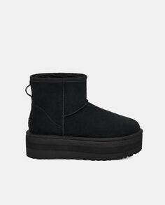 Женские угги Classic Mini на платформе UGG, черный