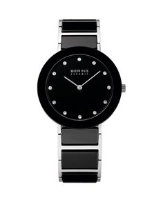 Bering 11435-749 PART CERAMIC женские часы со стальным браслетом Bering, черный