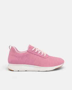 Женские спортивные туфли розового цвета из шерсти мериноса yuccs, розовый