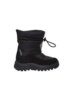 Детские черные кожаные ботинки в стиле апре-ски Naturino, черный