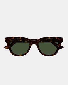 Прямоугольные мужские солнцезащитные очки Гавана Gucci, коричневый