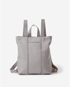 Средний серый рюкзак с защитой от краж и передним карманом Slang, серый