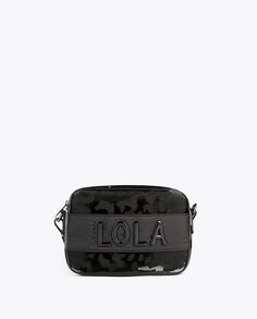 Женская сумка через плечо с застежкой-молнией и задним карманом Lola Casademunt, черный