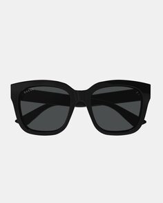 Черные женские солнцезащитные очки «кошачий глаз» Gucci, черный