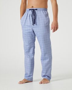 Длинные мужские пижамные штаны с карманами Kiff-Kiff, синий