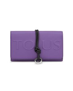 Женский кошелек Large Cloud фиолетового цвета Tous, фиолетовый