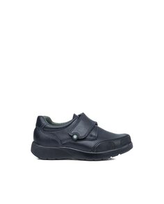 Черные кожаные ботинки Bluchers для мальчика Gorila, синий