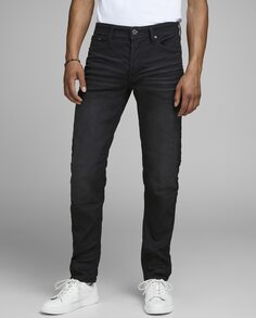 Мужские зауженные черные джинсы Mike 697 Jack &amp; Jones, черный