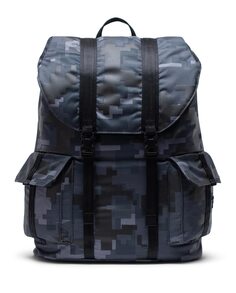 Рюкзак унисекс из разноцветной ткани на молнии Herschel, синий
