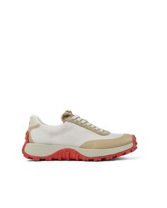 Женская спортивная обувь на шнурках и контрастной подошве Camper, белый