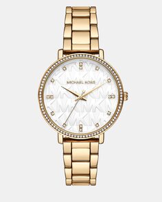 Pyper MK4666 Женские часы из золотого металлического сплава Michael Kors, белый