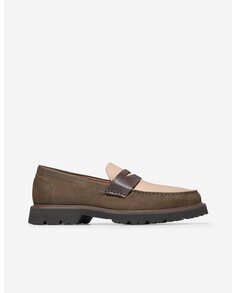 Классические мужские кожаные лоферы Cole Haan, зеленый