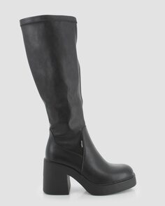 Женские ботинки на молнии на блочном каблуке Blogger, черный
