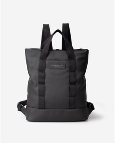 Большой черный рюкзак с эффектом технической канвы и застежкой-молнией Slang, черный