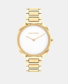 CK Elevated 25200276 женские часы из золотой стали Calvin Klein, золотой