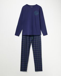 Длинная пижама Sfera, темно-синий (Sfera)