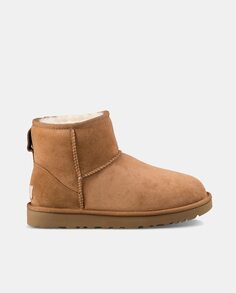 Женские угги Classic Mini II с меховой внутренней подкладкой UGG, коричневый