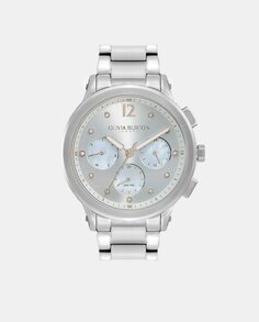 Многофункциональные женские часы 24000065сталь Olivia Burton, серебро