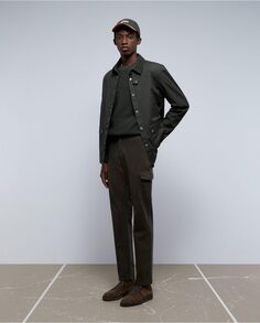 Мужские брюки-карго цвета хаки с карманами Scalpers