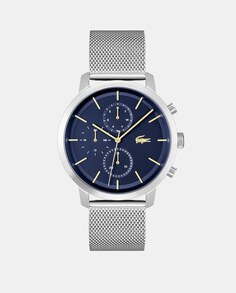 Replay 2011256 многофункциональные мужские часы со стальной сеткой Lacoste, серебро