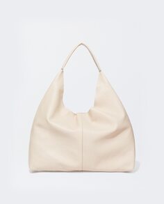 Кожаная сумка через плечо с магнитной застежкой в ​​стиле хобо, натуральная кожа Parfois