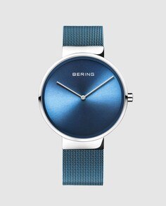 Bering 14539-308 Женские часы с синей стальной сеткой Bering, синий