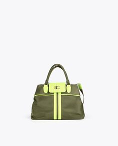 Зеленая сумка через плечо на молнии Lola Casademunt, зеленый