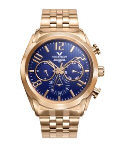 Золотые многофункциональные мужские часы Magnum из стали IP Viceroy, золотой