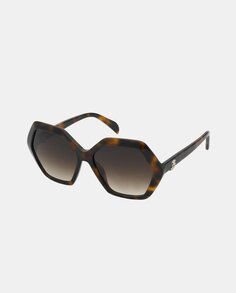 Женские солнцезащитные очки из ацетата с геометрическим узором цвета гавана Tous, коричневый
