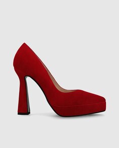 Женские туфли из красной замши Lodi, красный