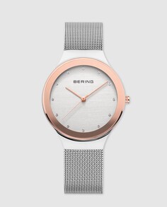 Bering 12934-060 женские часы со стальной сеткой Bering, серебро