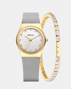 Classic 12927-001-GWP Автоматические женские часы со стальной сеткой Bering, серебро