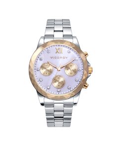 Шикарные женские часы со стальным корпусом и браслетом Viceroy, серебро