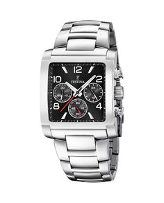 F20652/3 Timeless Мужские часы с хронографом из серебряной стали Festina, серебро