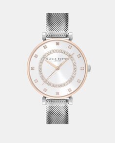 T-BAR 24000004 стальные женские часы Olivia Burton, серебро