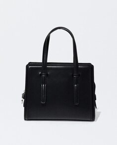 Черная сумка-тоут, трансформируемая в сумку через плечо, с застежкой-молнией Parfois, черный