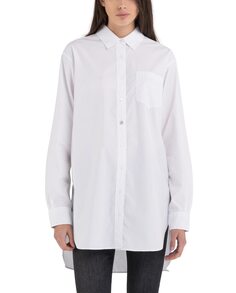 Женская рубашка на пуговицах с длинным рукавом Replay, белый