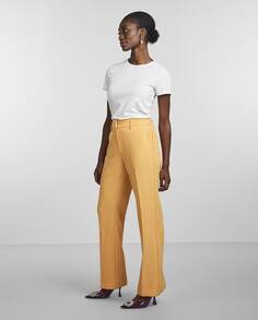 Женские прямые классические брюки Yas, оранжевый Y.A.S