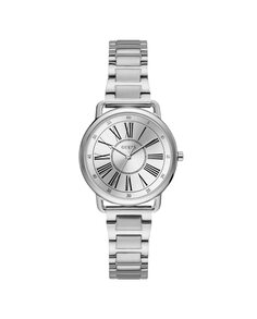Женские часы Jackie W1148L1 со стальным и серебряным ремешком Guess, серебро