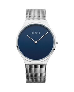 Bering 12138-007 CLASSIC Женские часы с синим циферблатом и серебряным сетчатым ремешком Bering, синий