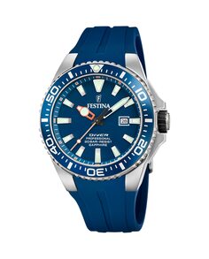 F20664/1 The Originals Синие резиновые мужские часы Festina, синий