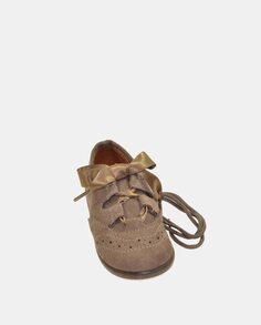 Кожаные туфли для мальчика на шнуровке с веганскими лезвиями Chuches