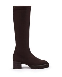 Женские тканевые ботинки темно-коричневого цвета Pedro Miralles, темно-каштановый