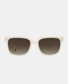 Унисекс квадратные пустые солнцезащитные очки с поляризованными линзами Polaroid Originals, белый