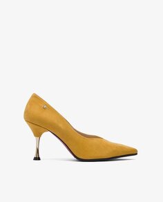 Женские туфли с острым носком желтого цвета Cuplé, желтый Cuple