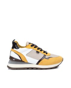Желтые женские спортивные туфли на шнуровке Xti, желтый