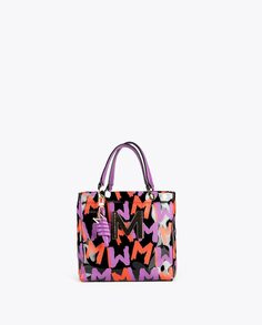 Разноцветная сумка через плечо мини-шоппер Lola Casademunt, мультиколор